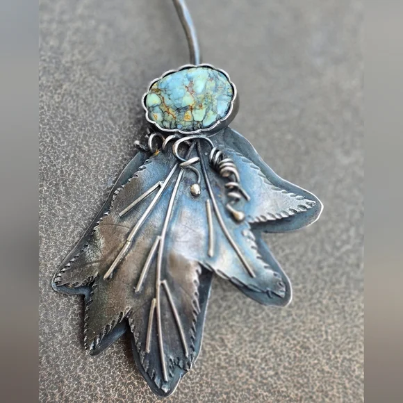 Artisan ART IN MOTION heavy high-grade 7 dwarfs variscite 925 sterling silver - Picture 17 of 17